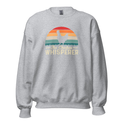 The Chicken Whisperer Sweatshirt Color: Sport Grey