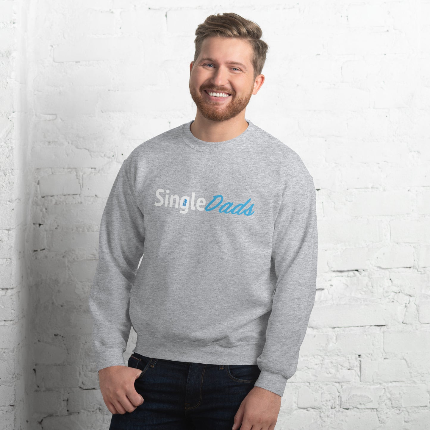 SingleDads Sweatshirt Color: Sport Grey