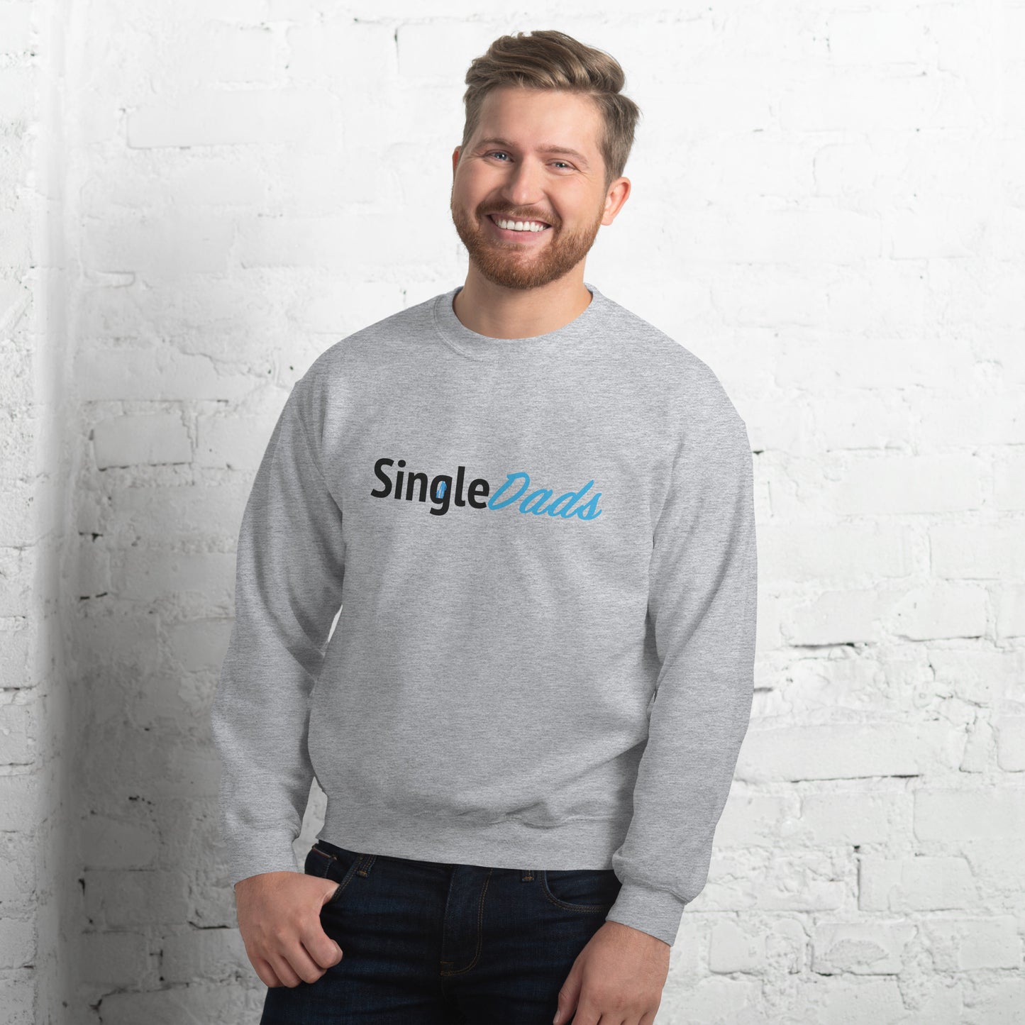 SingleDads Sweatshirt Color: Sport Grey