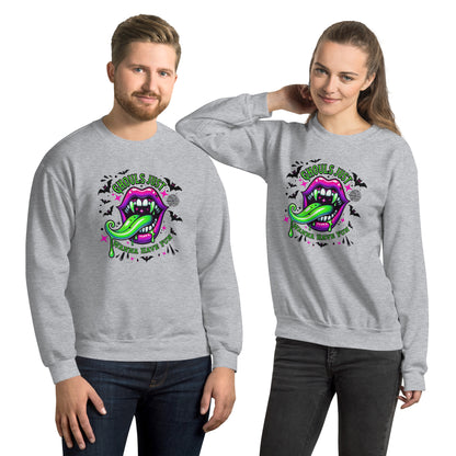 Ghouls Just Want to Have Fun Sweatshirt Color: Sport Grey