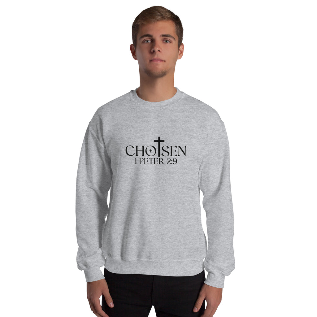 Chosen 1 Peter 2:9 Sweatshirt Color: Red