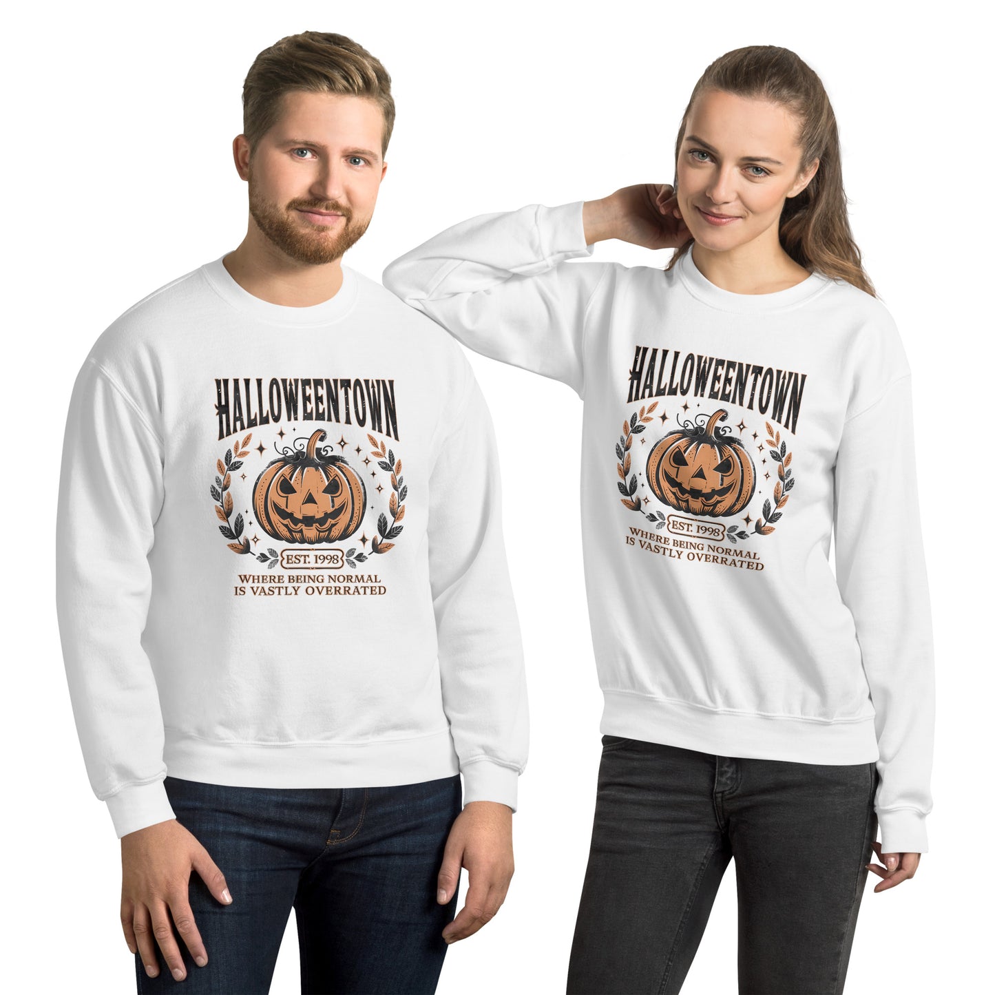 Halloweentown Sweatshirt Color: White