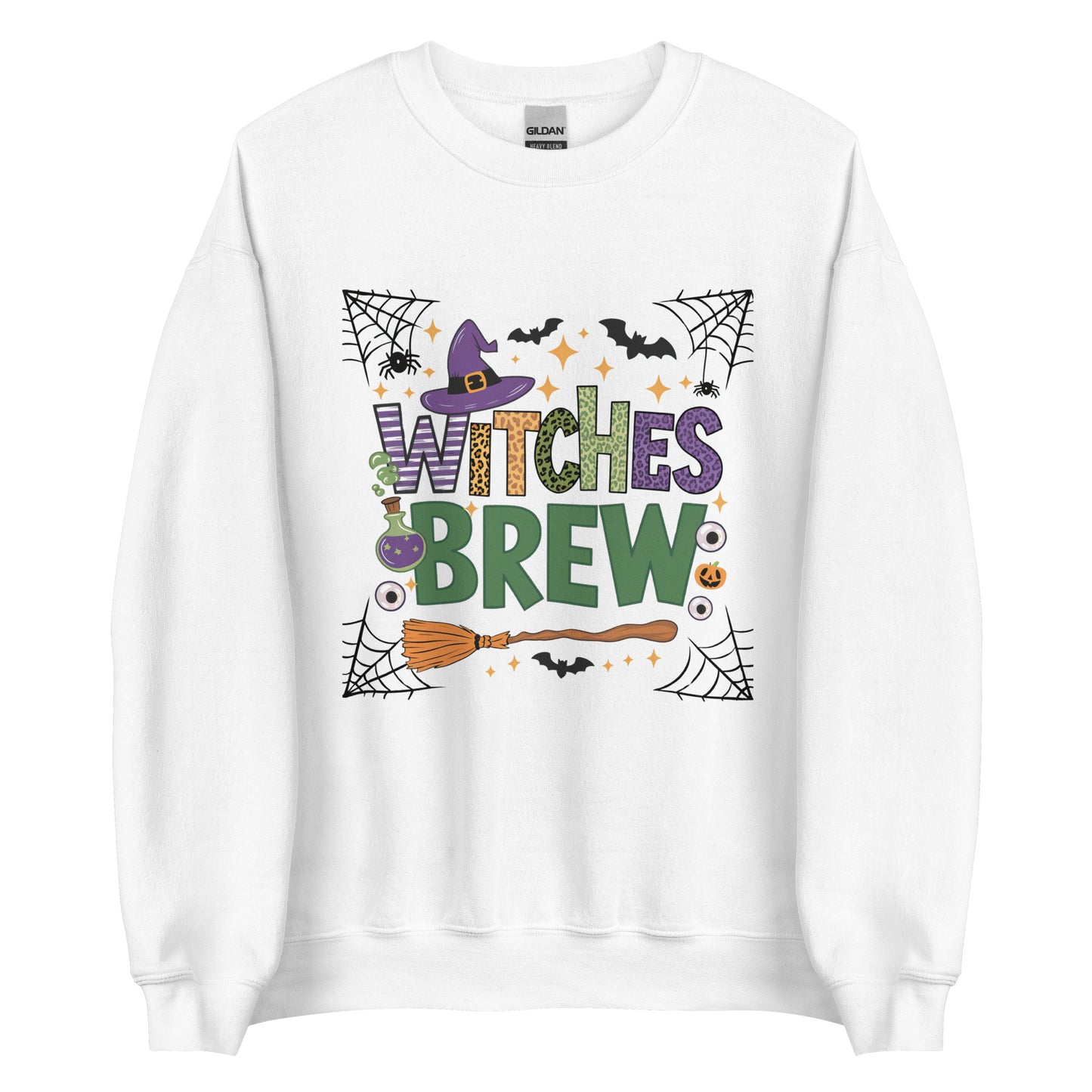 Witches Brew Sweatshirt (Halloween Witch) Color: White