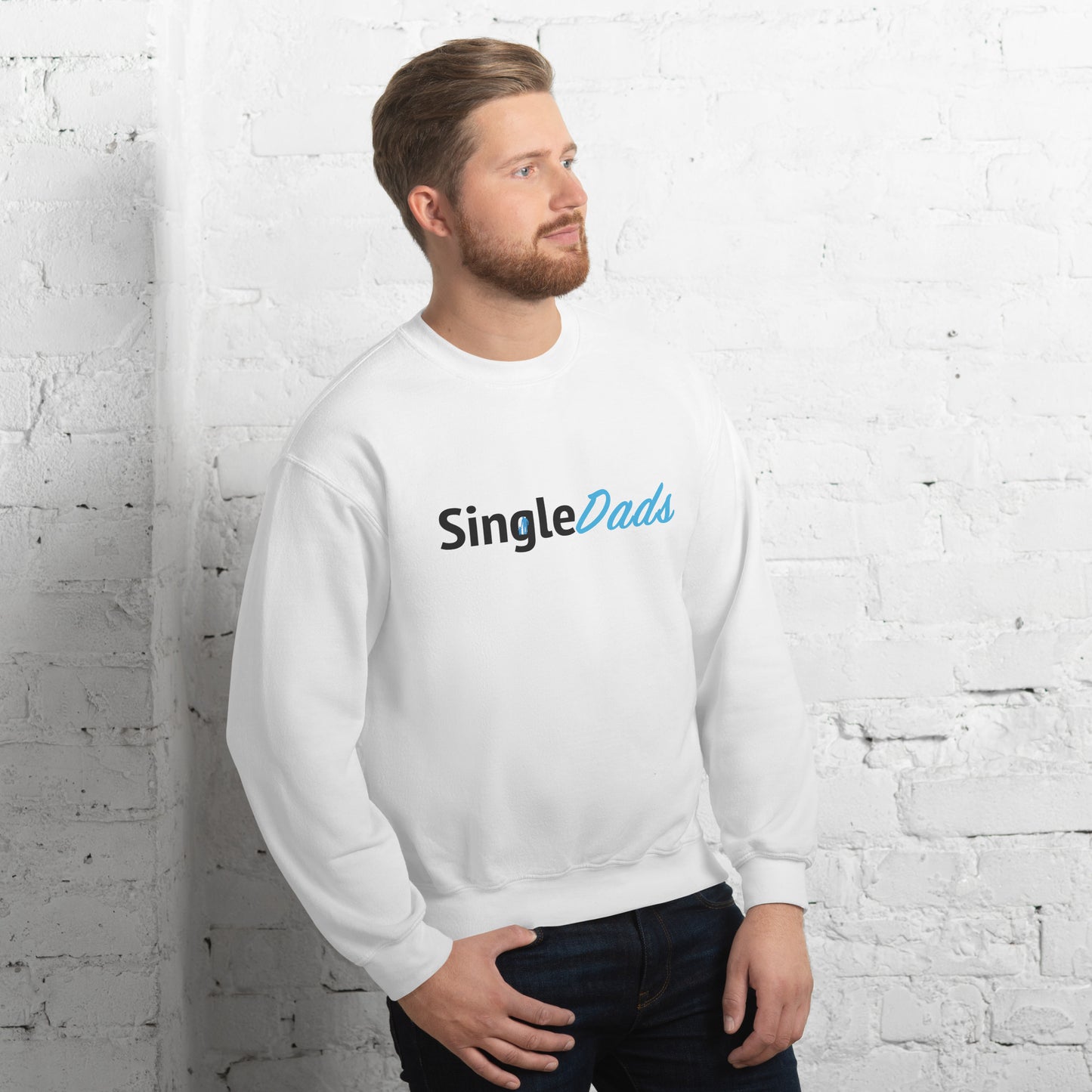 SingleDads Sweatshirt Color: Red