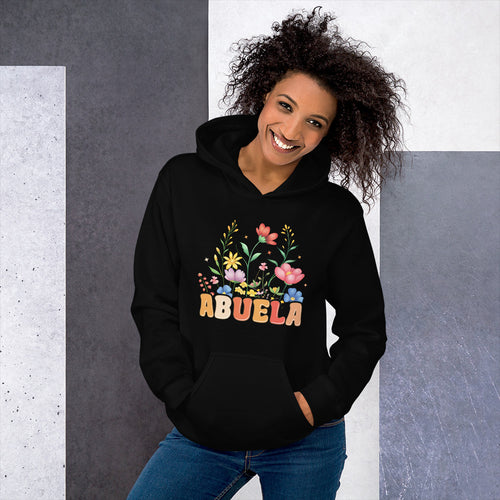 Abuela Hoodie (Wear Your Abuela Title with Pride) Color: Black