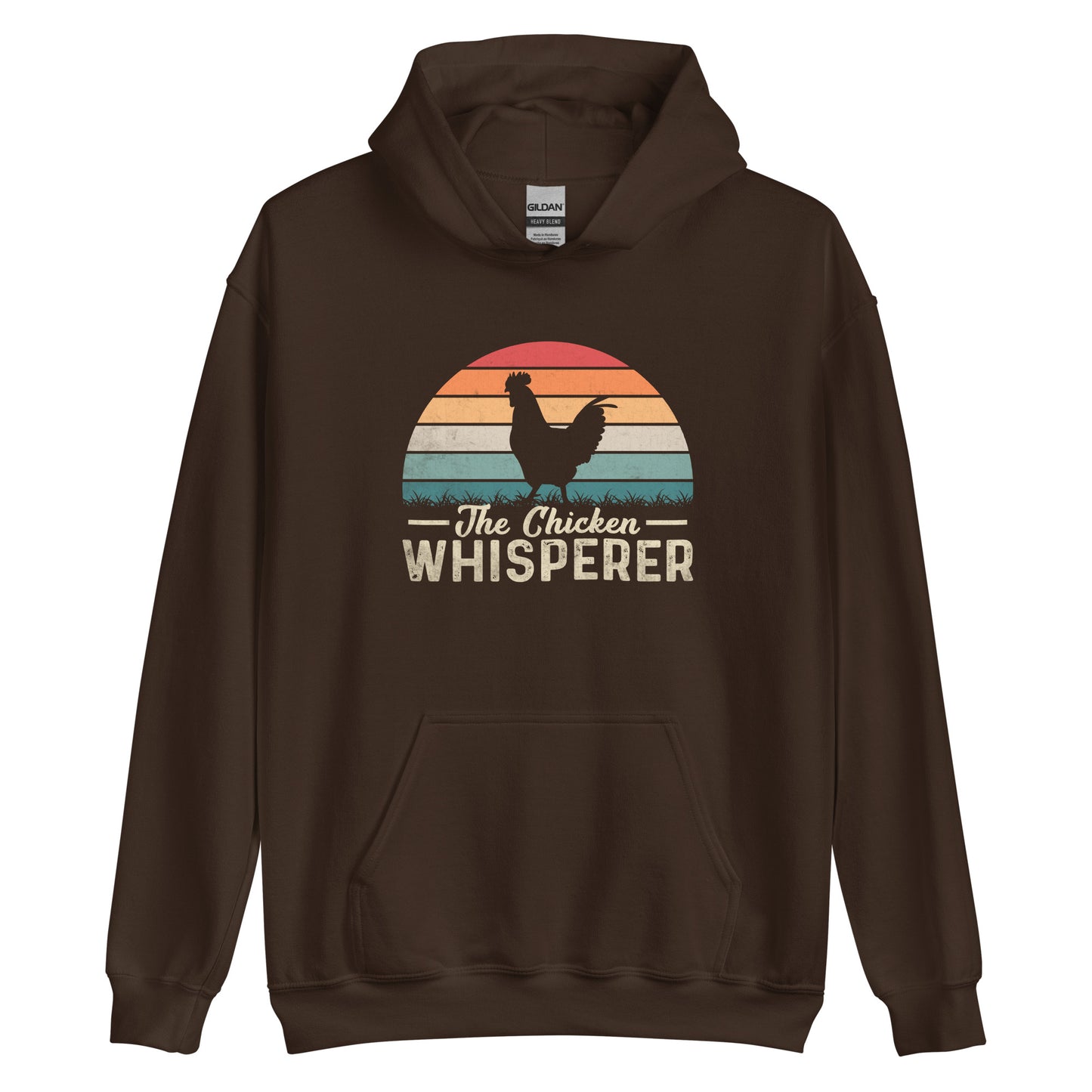 The Chicken Whisperer Hoodie Color: Dark Chocolate