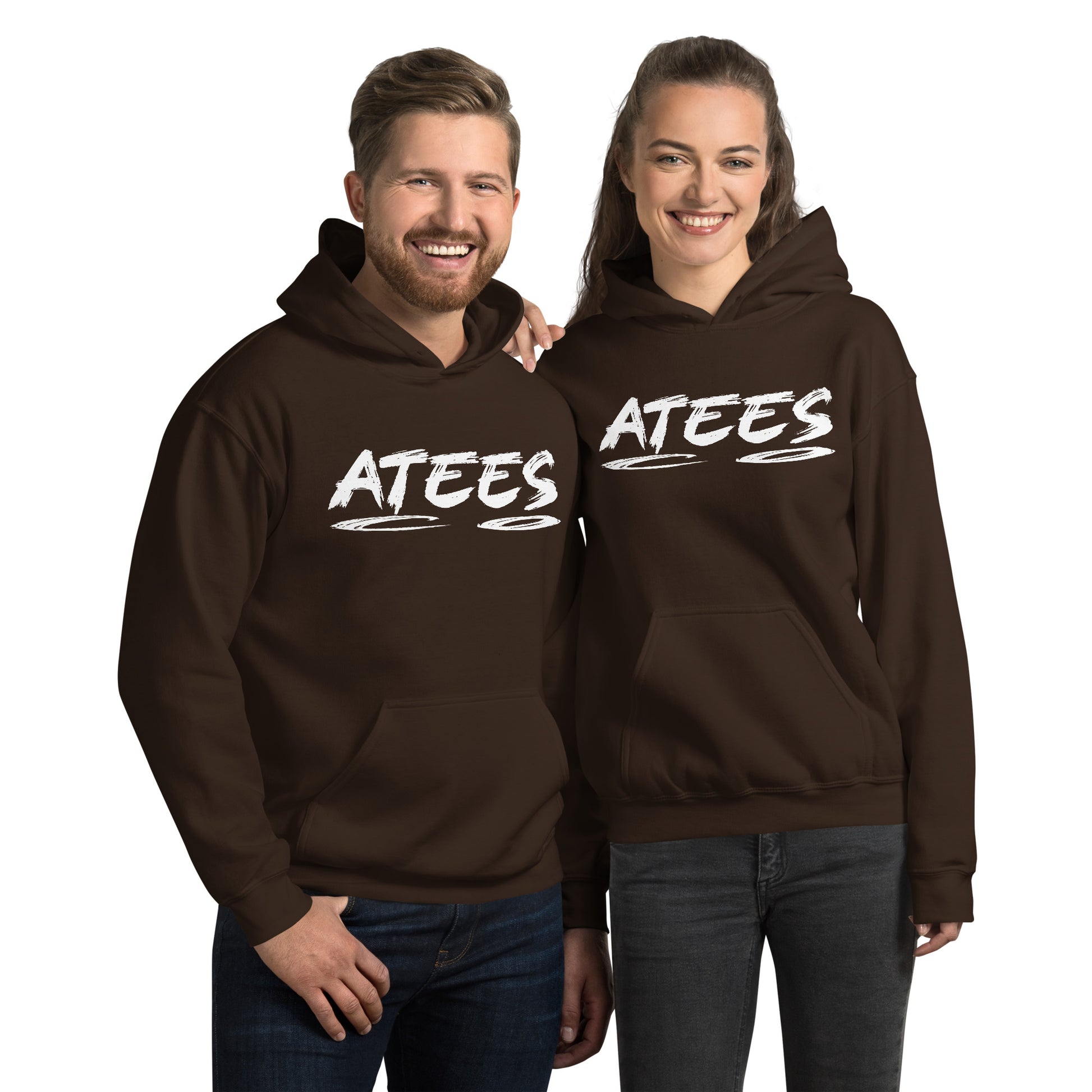 ATeesCo Unisex Hoodie - Color: Dark Chocolate