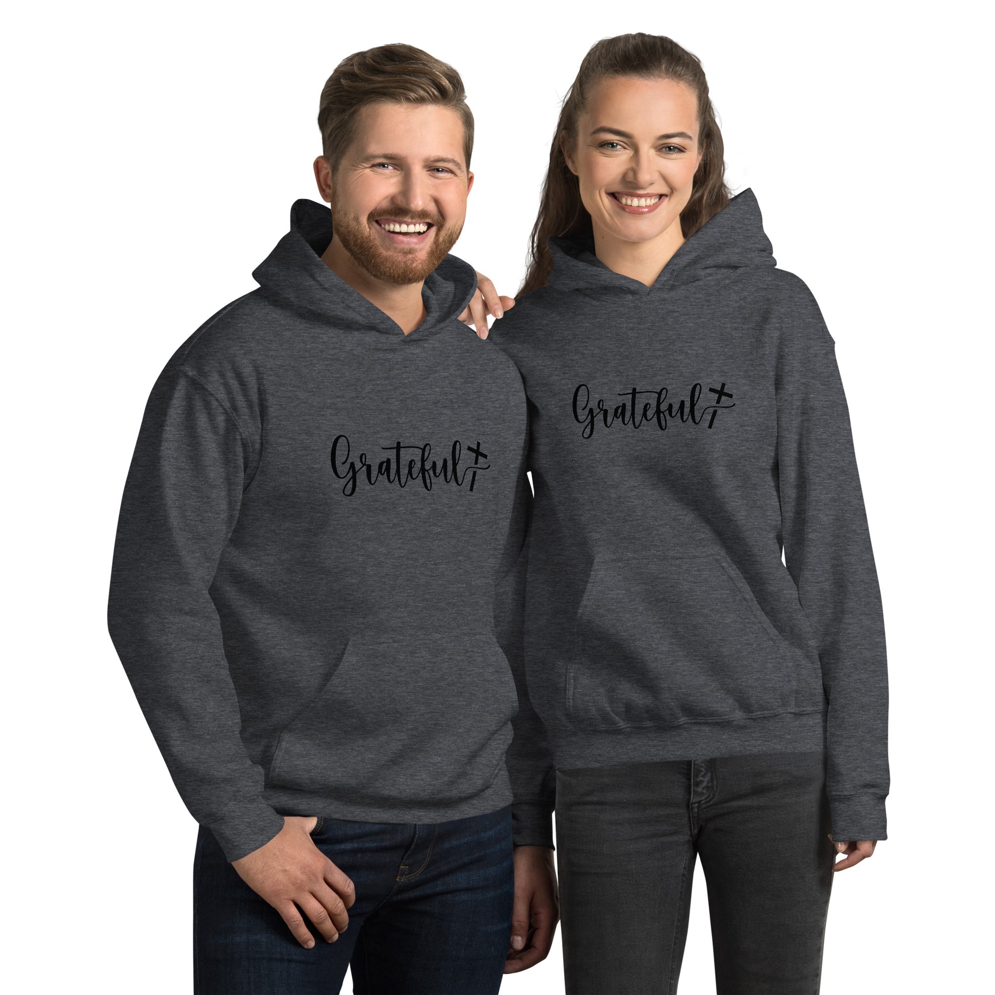 Grateful Hoodie - Color: Dark Heather