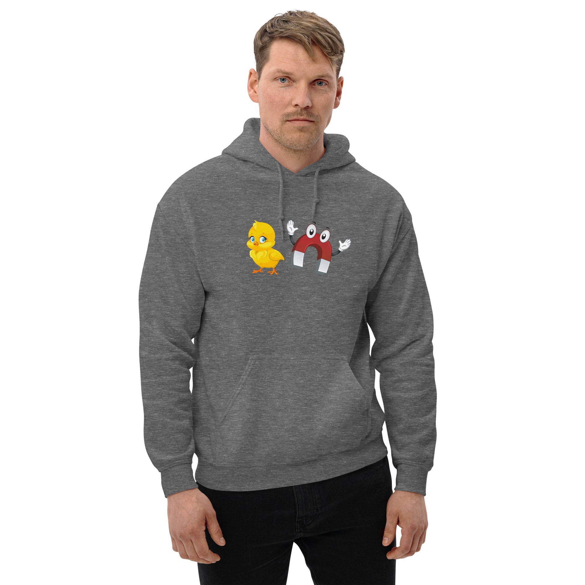 Chick Magnet Hoodie - Color: Graphite Heather