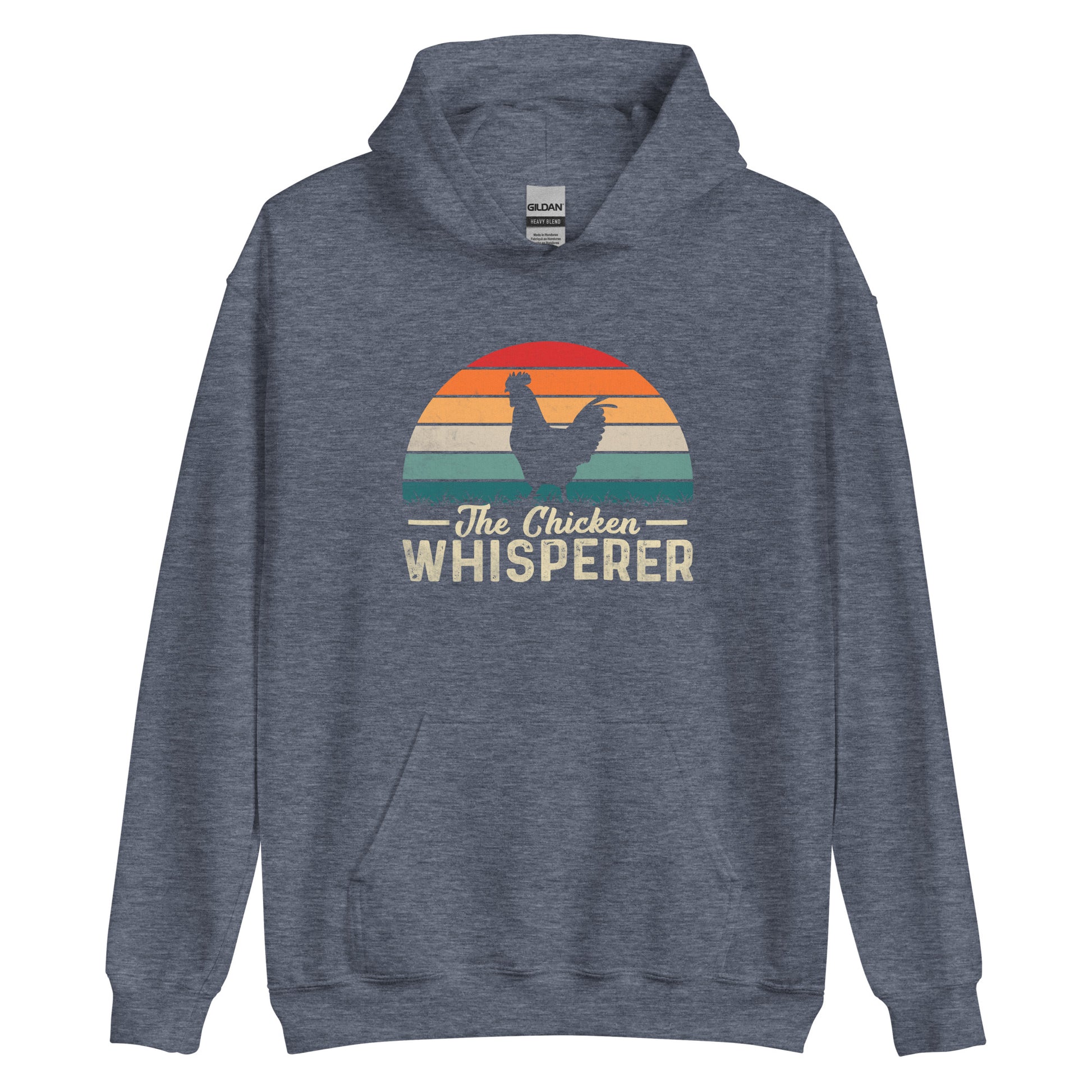 The Chicken Whisperer Hoodie Color: Heather Sport Dark Navy