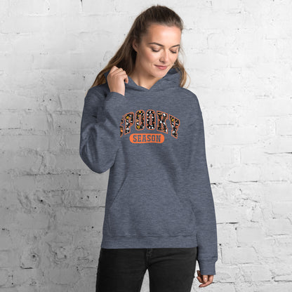 Spooky Season Hoodie (Halloween Theme) - Color: Heather Sport Dark Navy