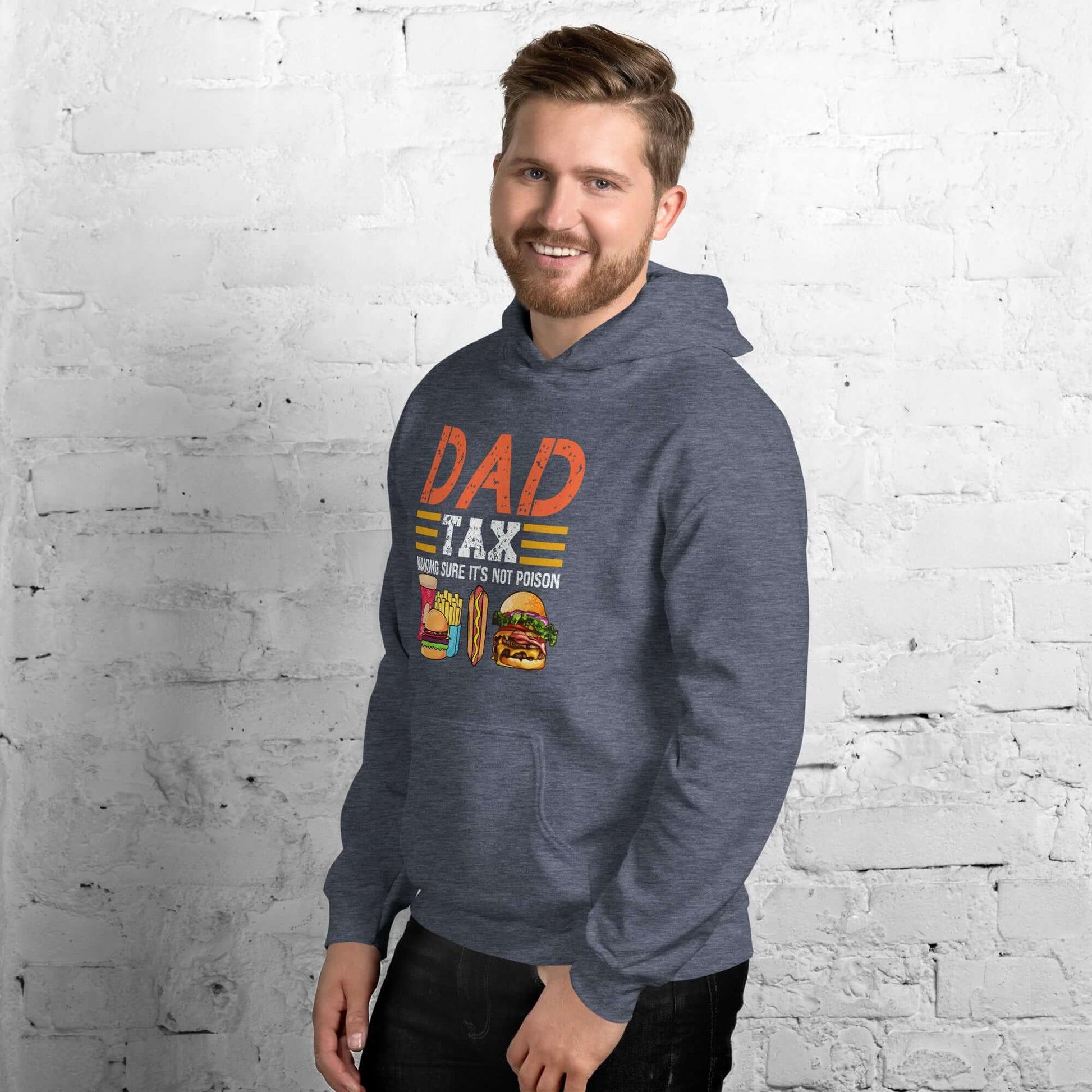 Dad Tax (Making Sure It's Not Poison) Hoodie - Color: Black