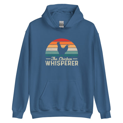 The Chicken Whisperer Hoodie Color: Indigo Blue