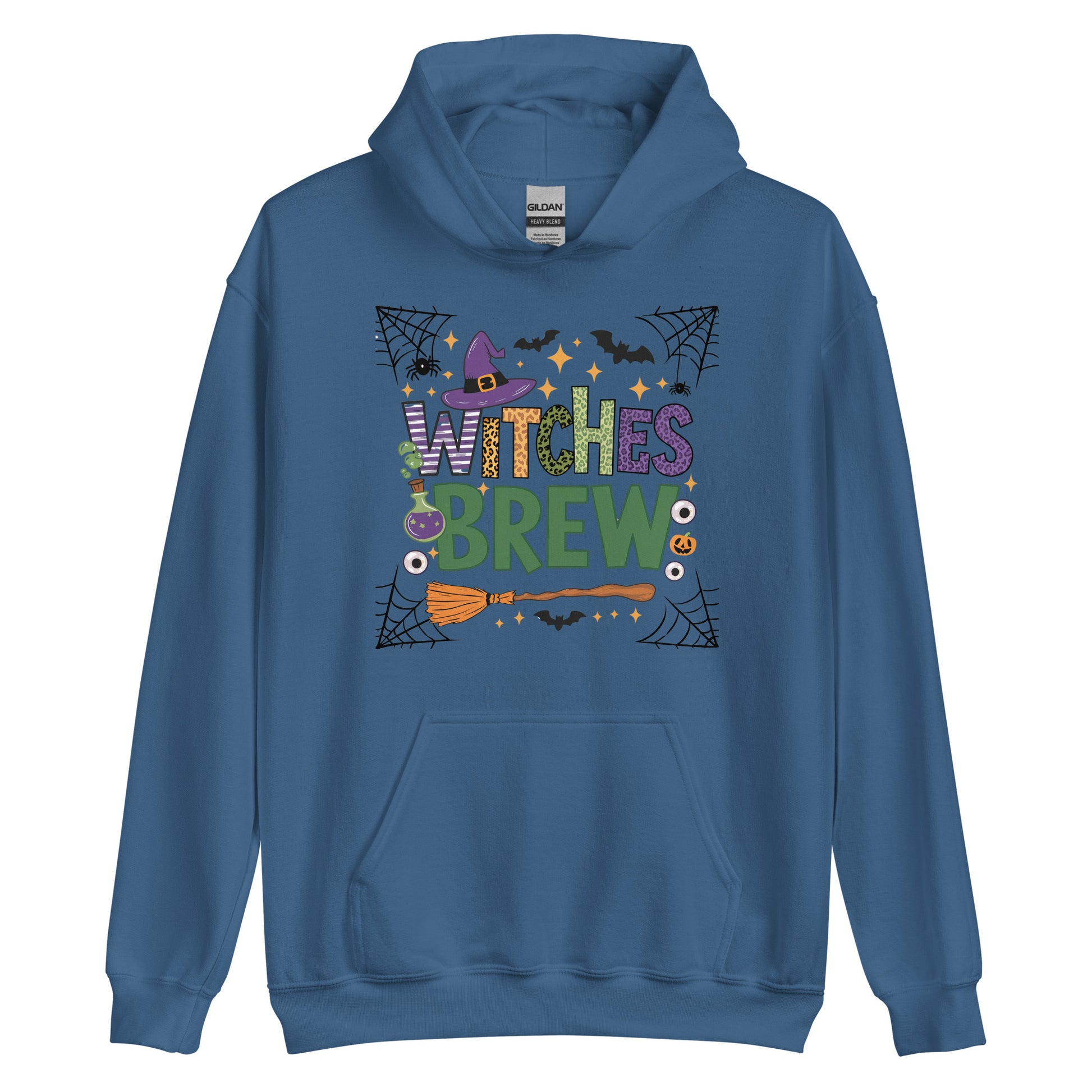 Witches Brew Hoodie (Halloween Witch) - Color: Indigo Blue