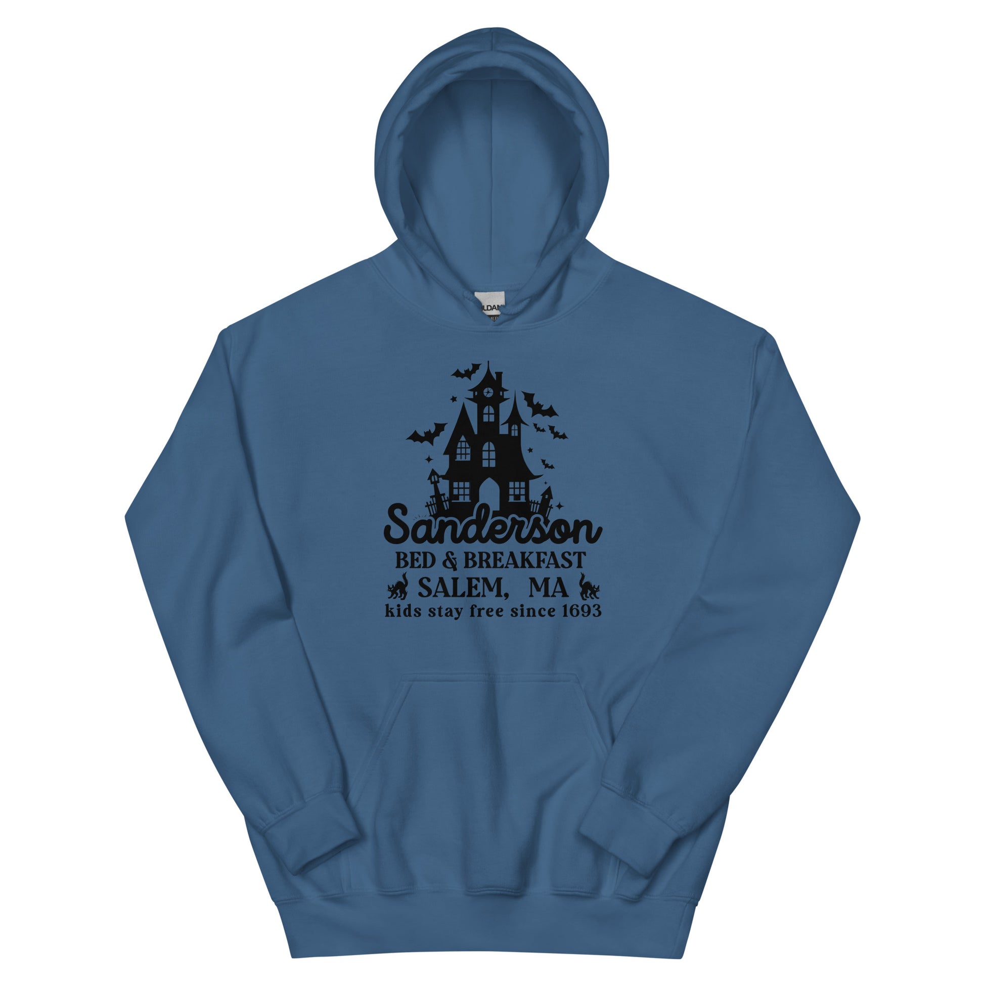 Sanderson Bed & Breakfast Salem MA (Halloween) Hoodie - Color: Red