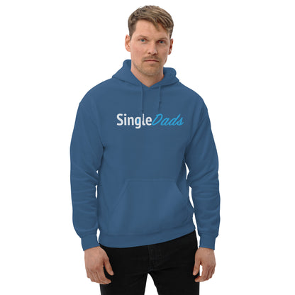 SingleDads Hoodie Color: Indigo Blue