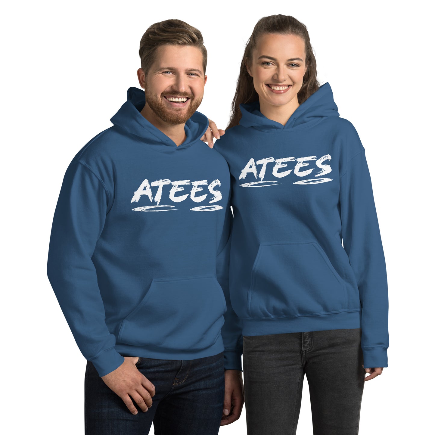 ATeesCo Unisex Hoodie - Color: Indigo Blue