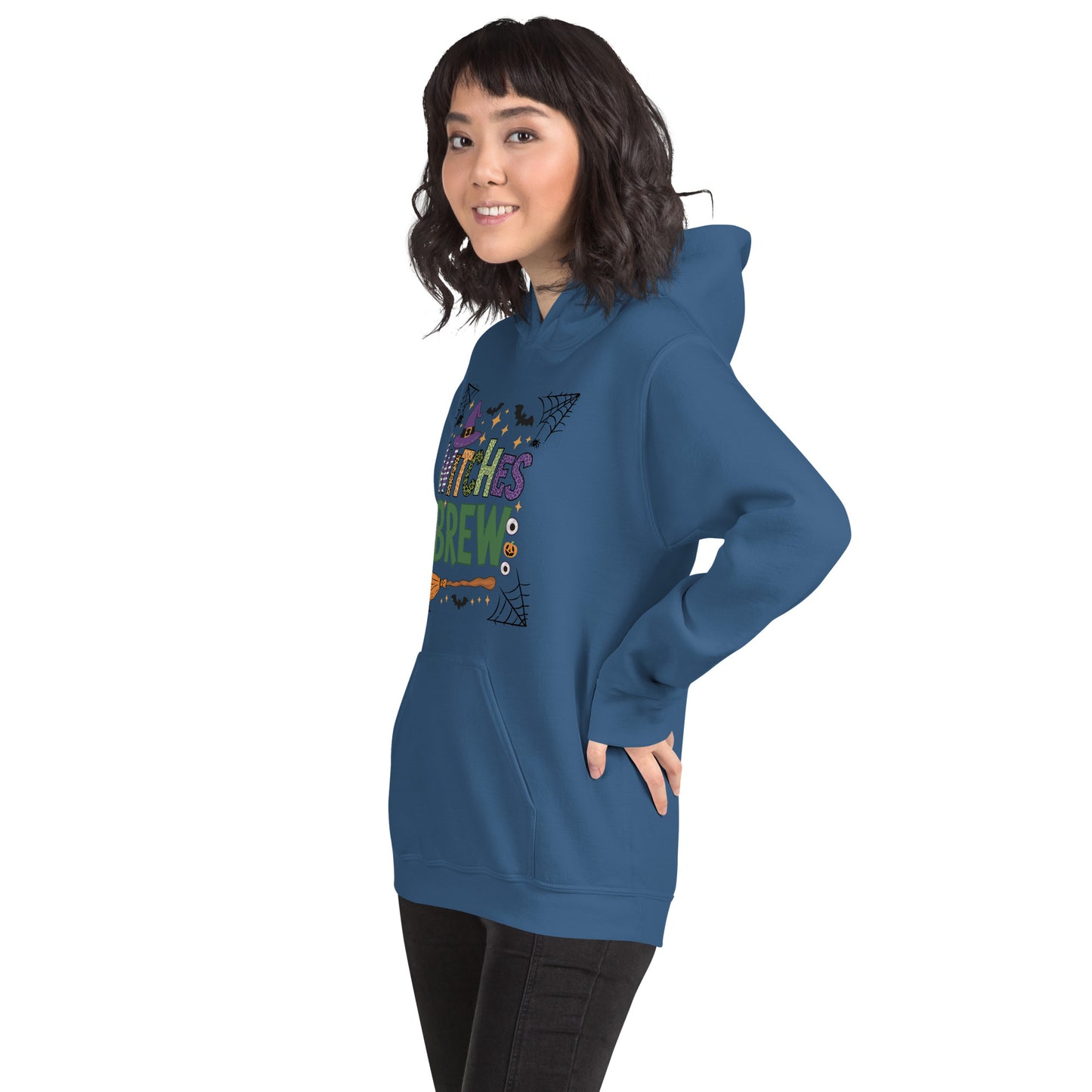 Witches Brew Hoodie (Halloween Witch) - Color: Black