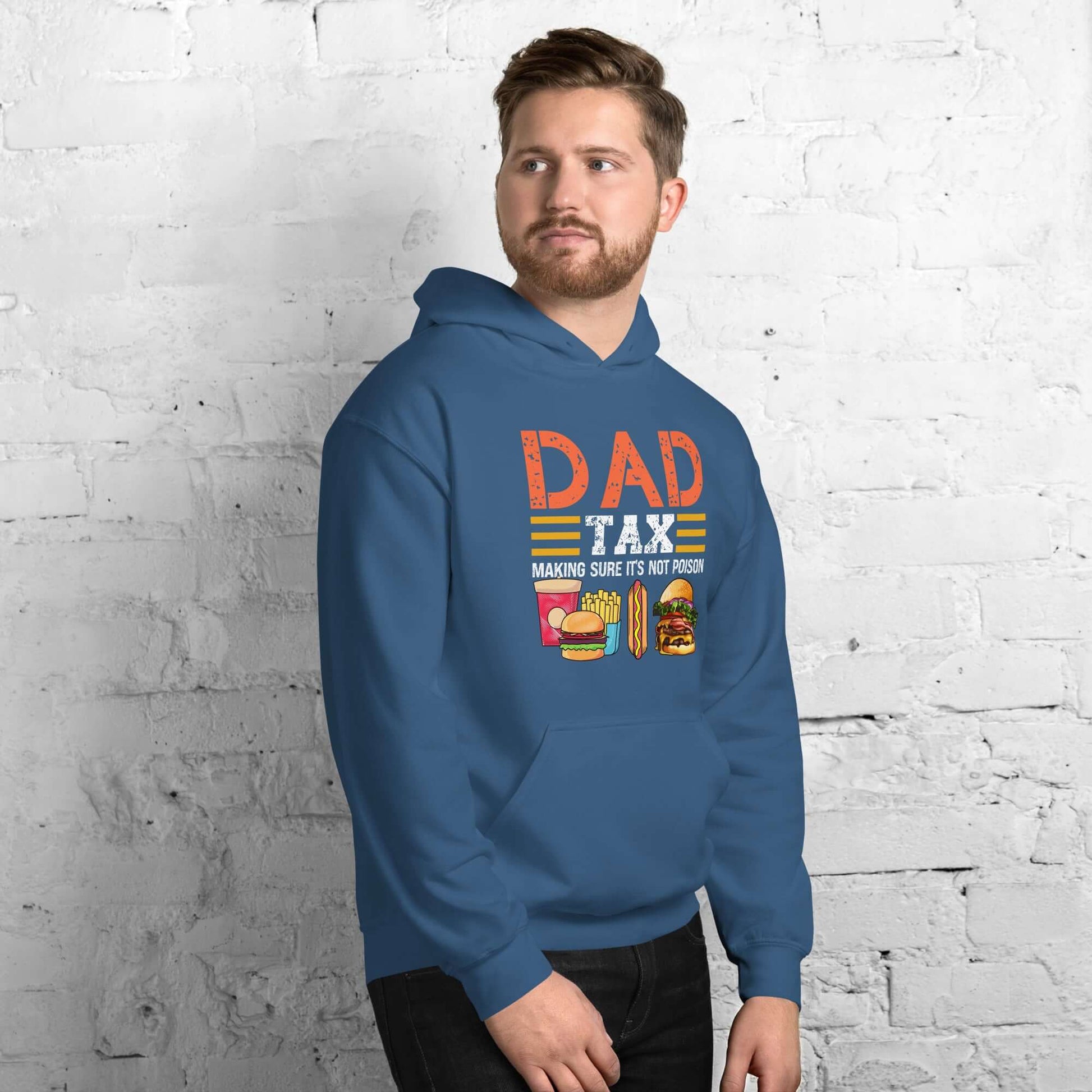 Dad Tax (Making Sure It's Not Poison) Hoodie - Color: Black