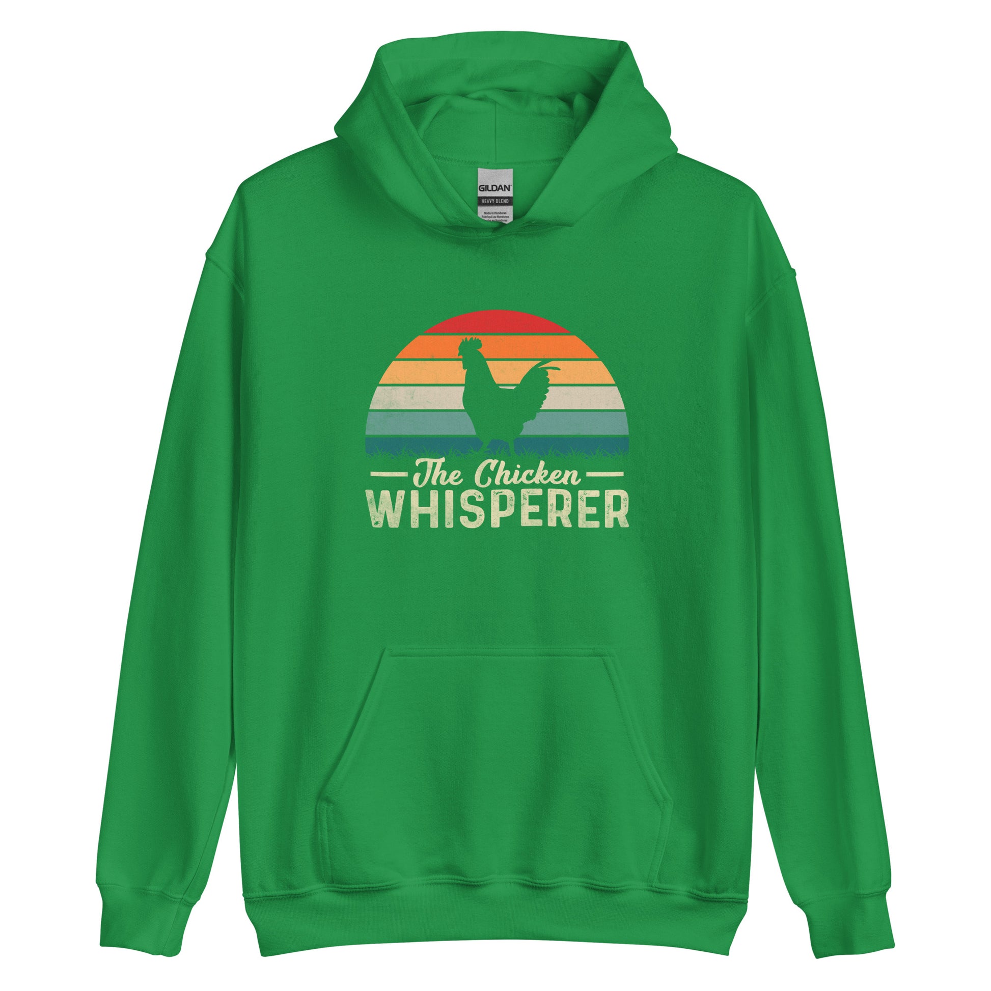 The Chicken Whisperer Hoodie Color: Irish Green