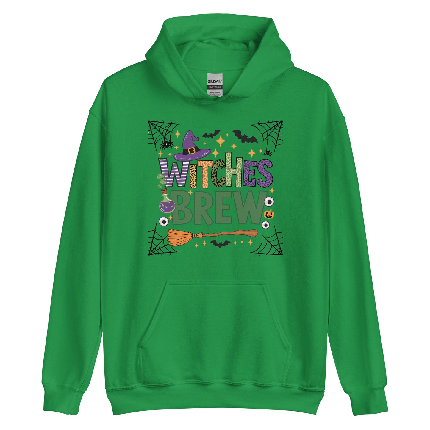 Witches Brew Hoodie (Halloween Witch) - Color: Irish Green