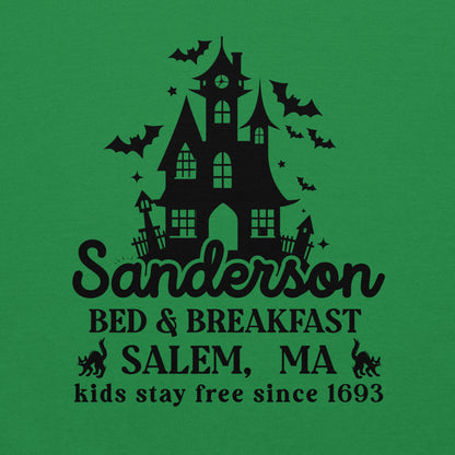 Sanderson Bed & Breakfast Salem MA (Halloween) Hoodie - Color: Red