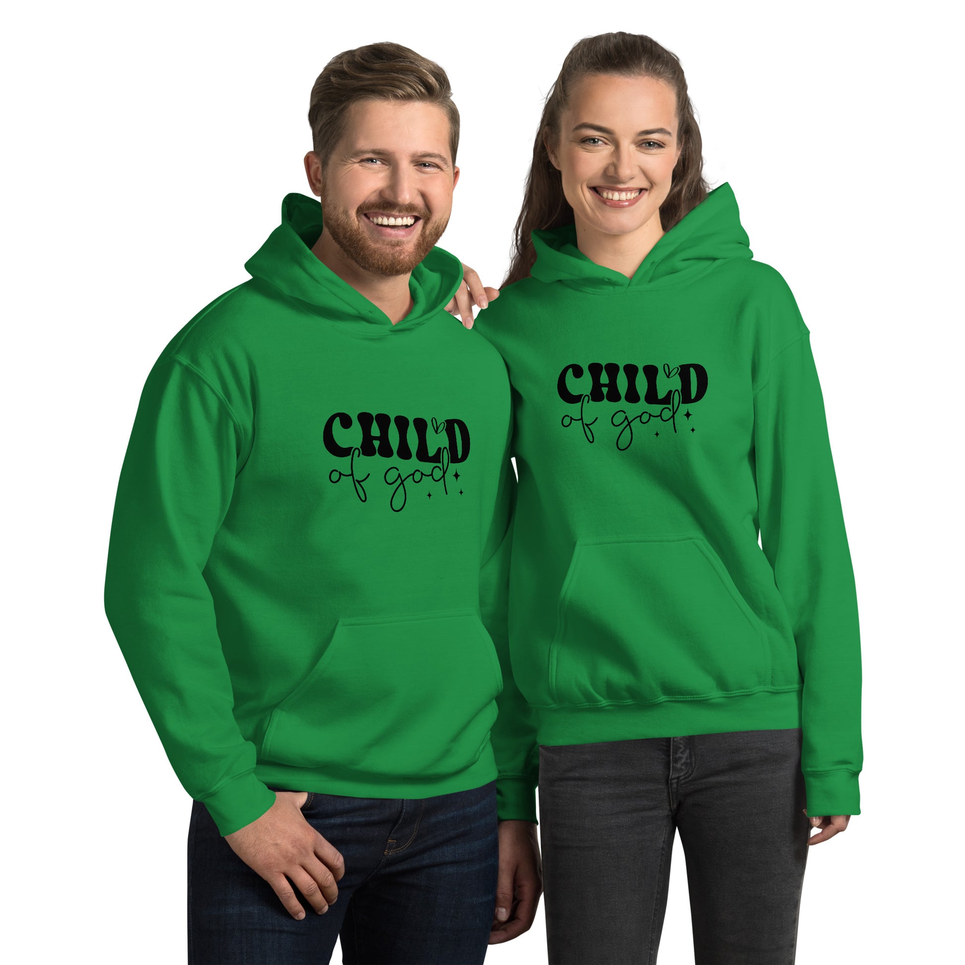 Child of God Hoodie - Color: Irish Green