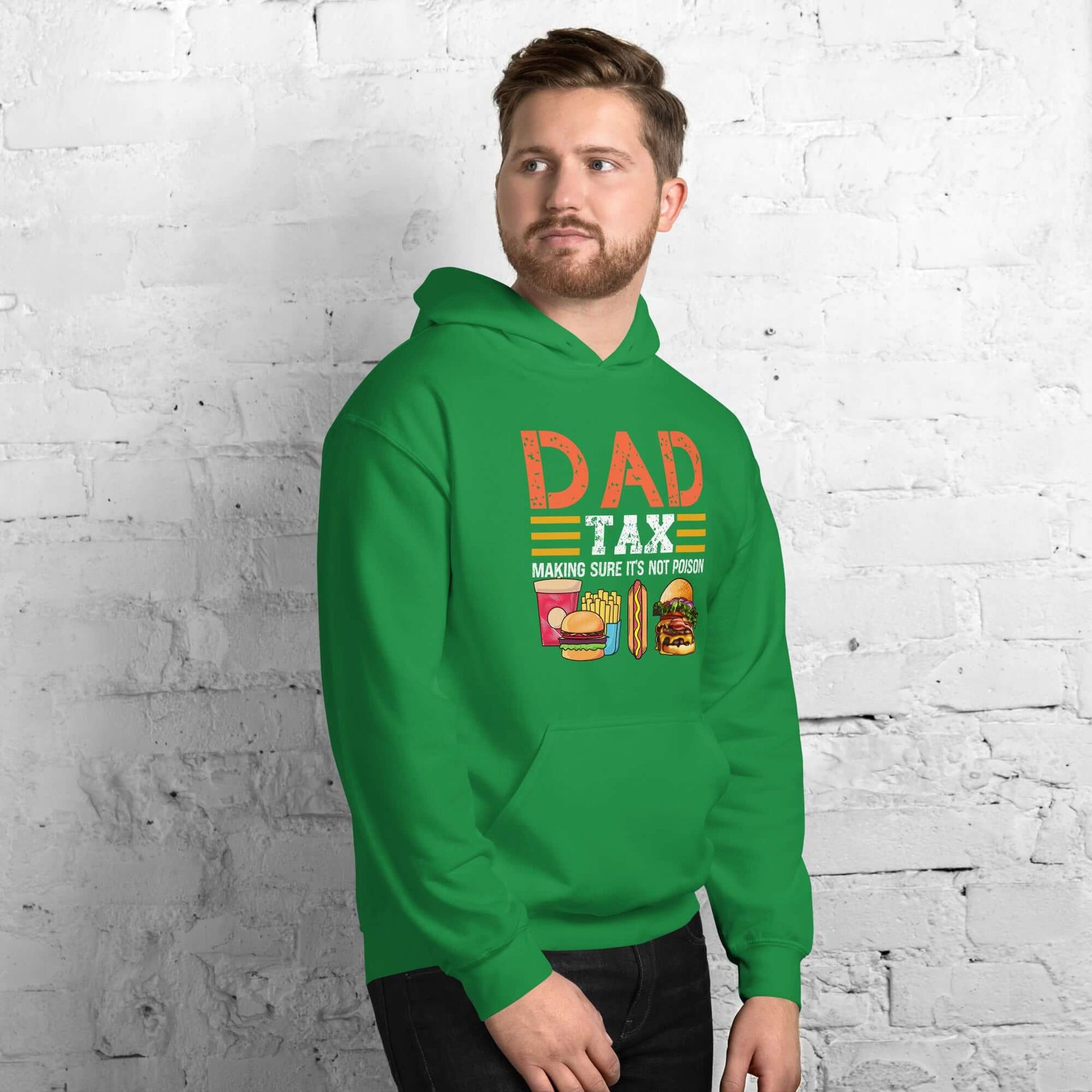 Dad Tax (Making Sure It's Not Poison) Hoodie - Color: Black