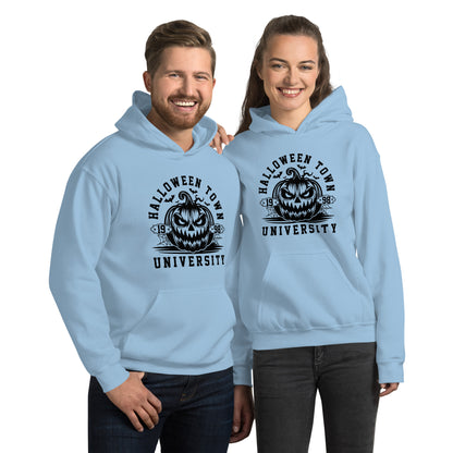 Halloween Town University (Halloween) Hoodie Color: Light Blue