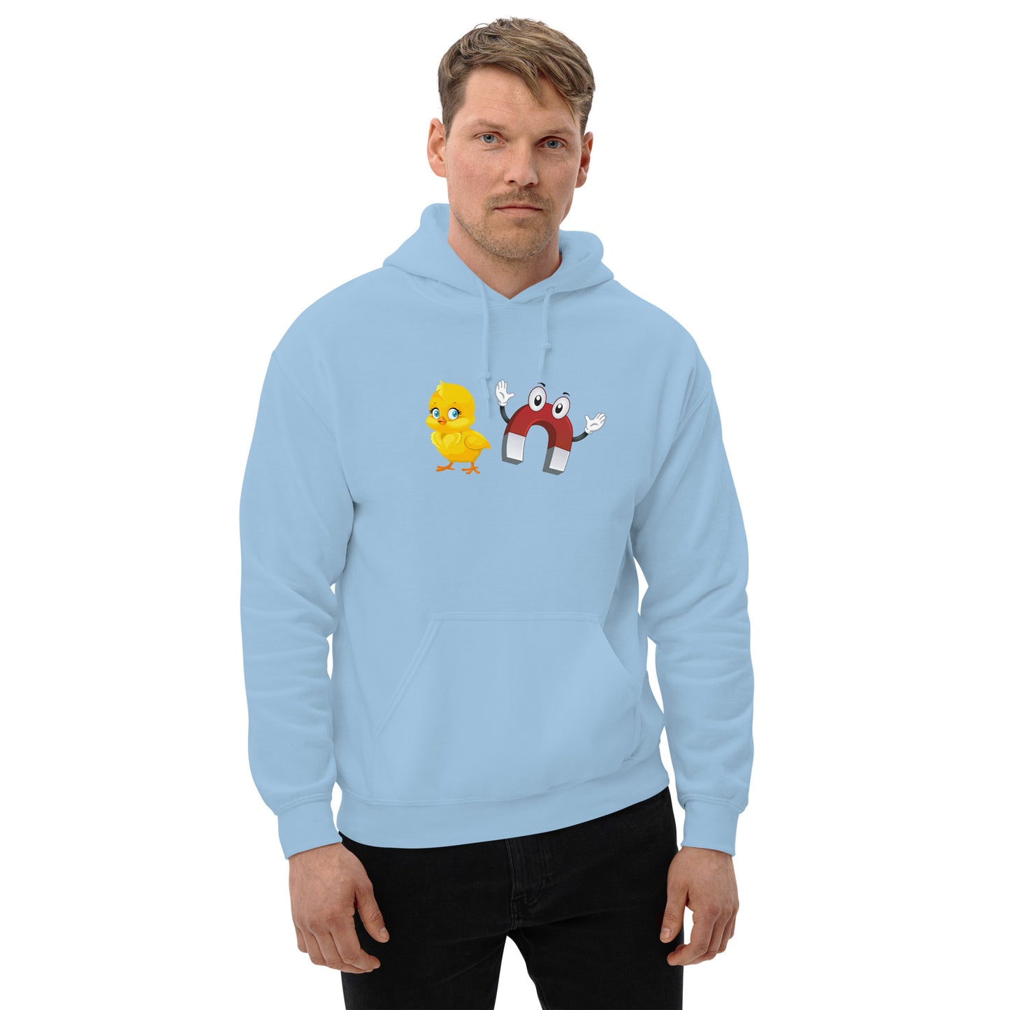 Chick Magnet Hoodie - Color: Light Blue