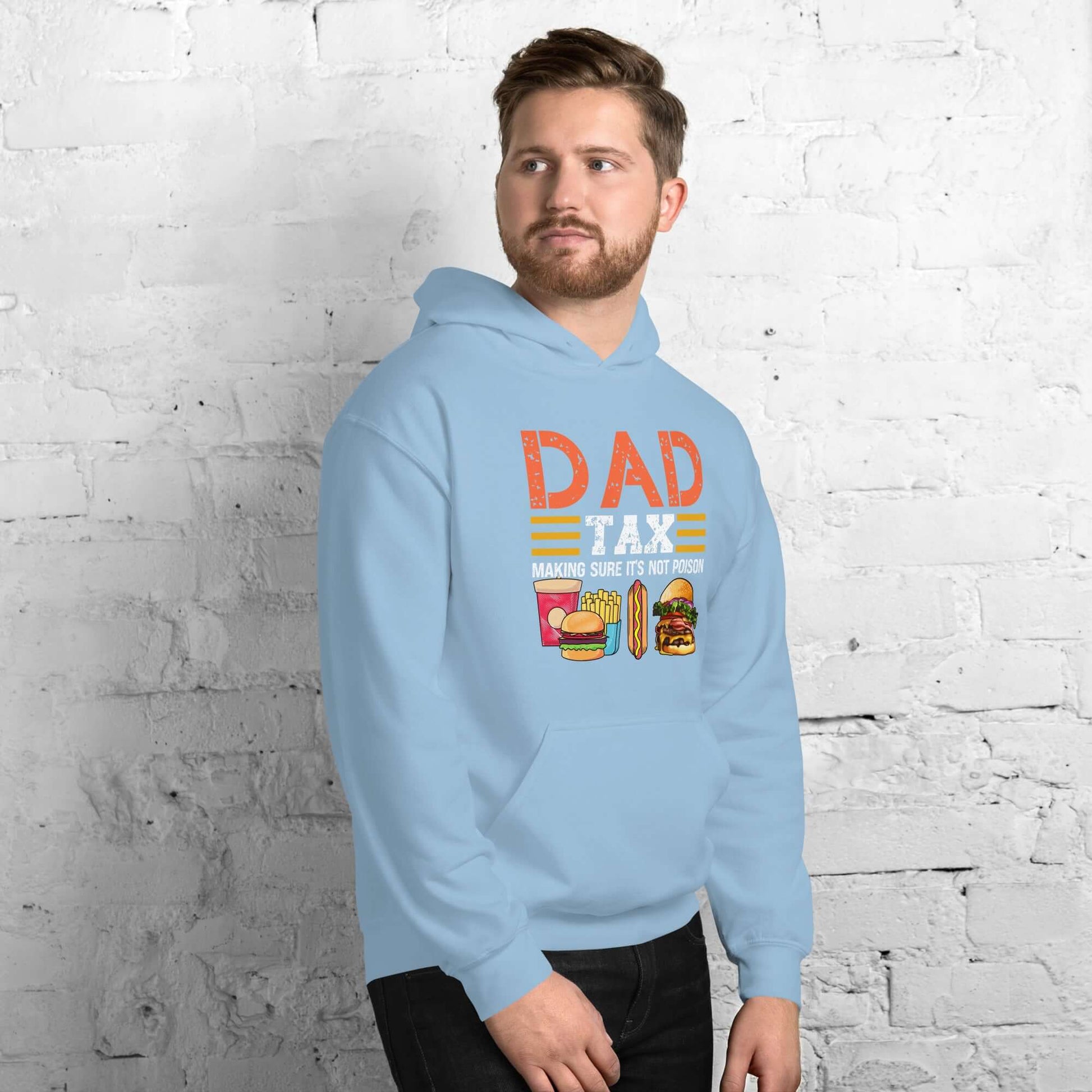 Dad Tax (Making Sure It's Not Poison) Hoodie - Color: Black