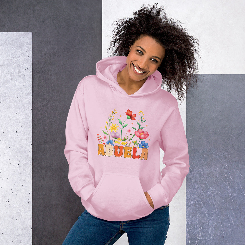 Abuela Hoodie (Wear Your Abuela Title with Pride) - Color: Light Pink