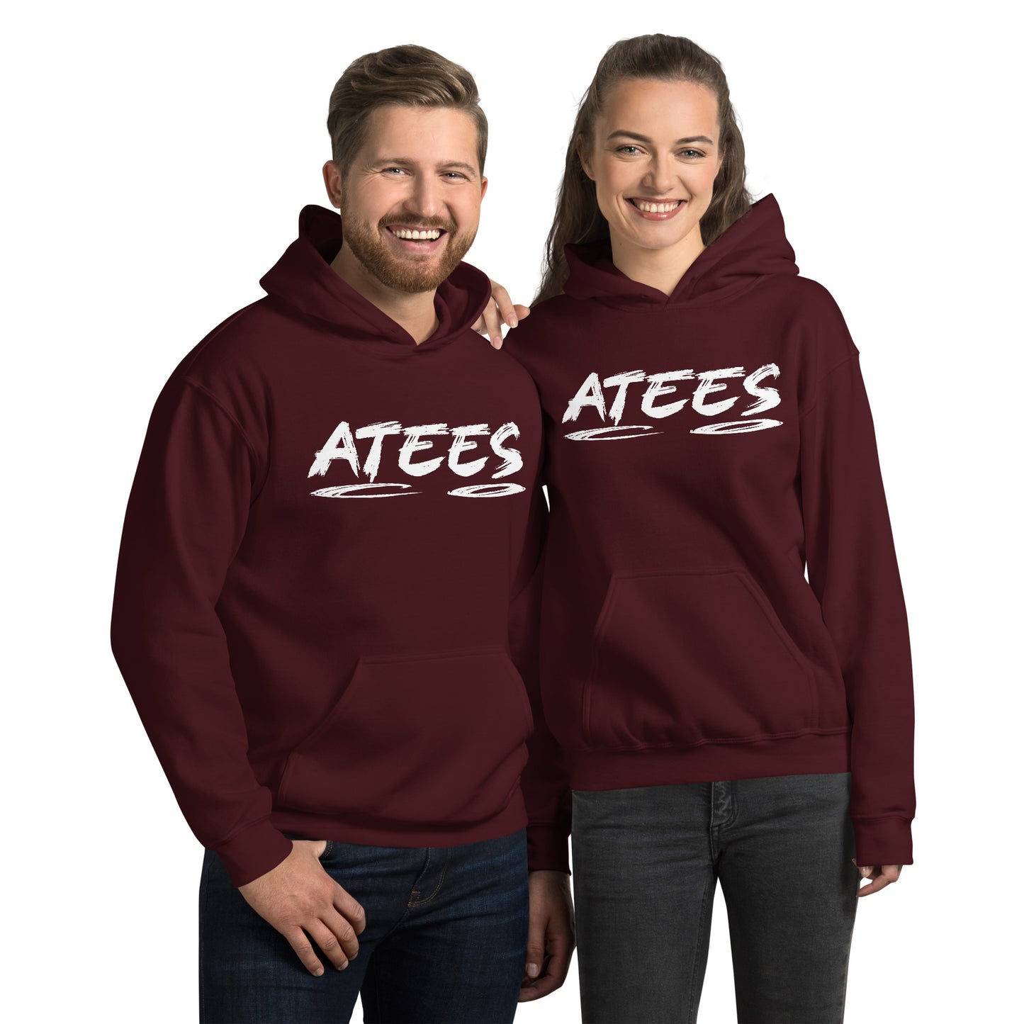 ATeesCo Unisex Hoodie - Color: Maroon