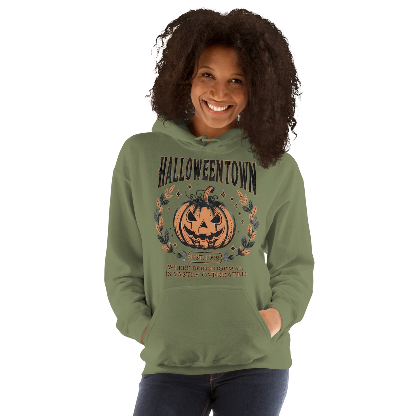 Halloweentown Hoodie Color: Black