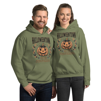 Halloweentown Hoodie Color: Military Green