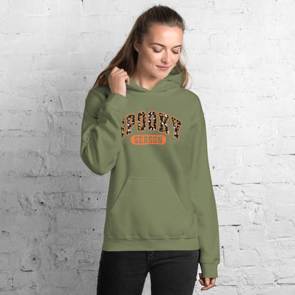 Spooky Season Hoodie (Halloween Theme) - Color: Military Green