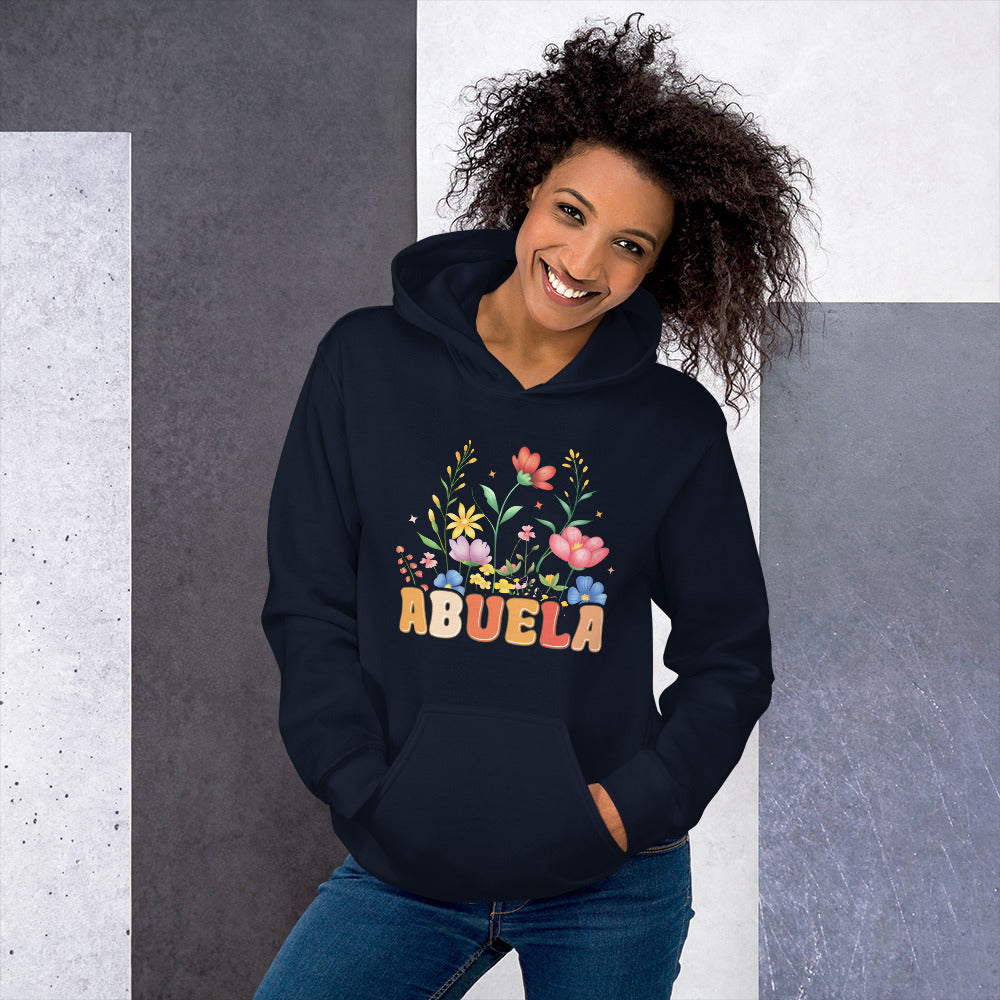 Abuela Hoodie (Wear Your Abuela Title with Pride) - Color: Navy