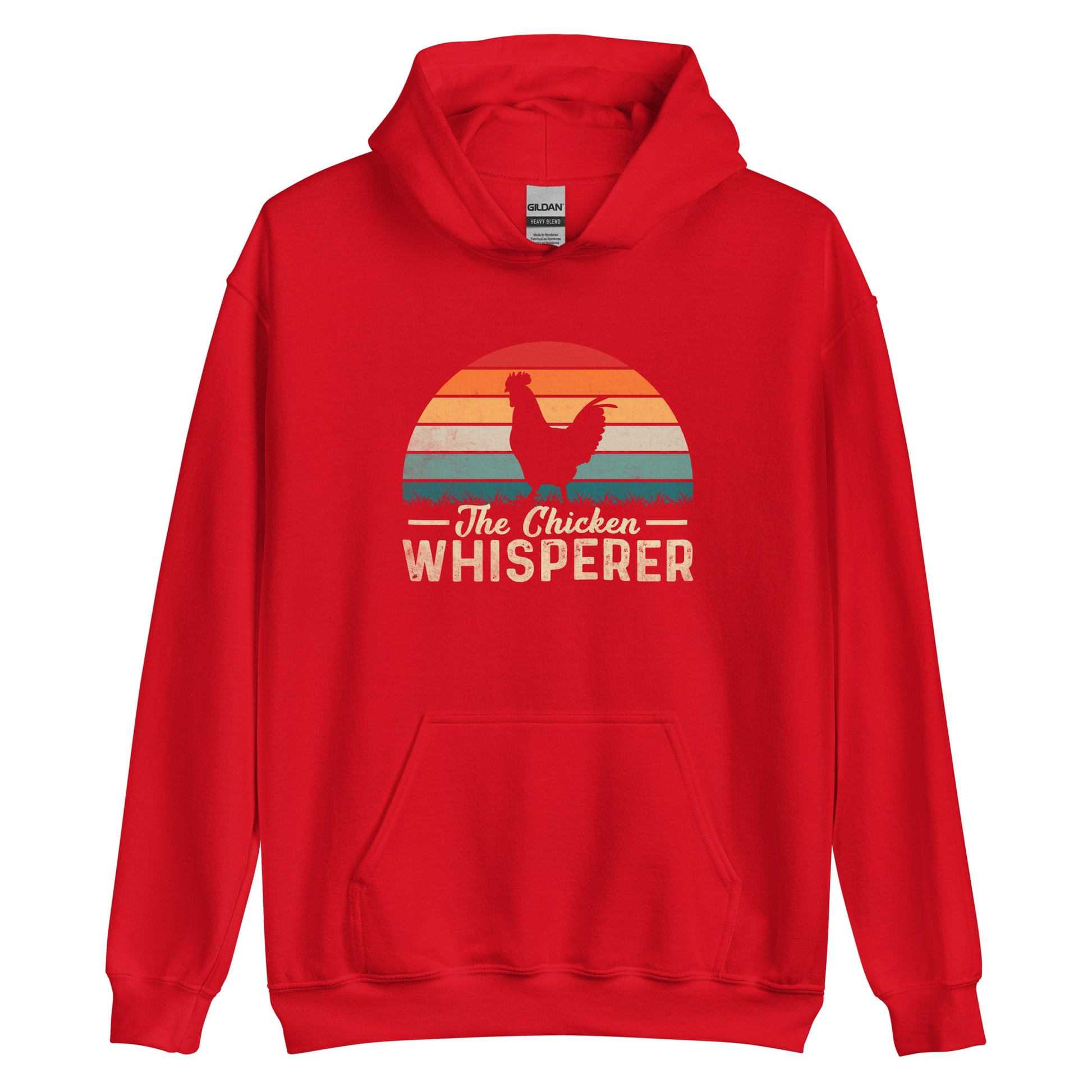 The Chicken Whisperer Hoodie Color: Red