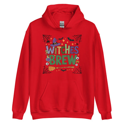 Witches Brew Hoodie (Halloween Witch) - Color: Red