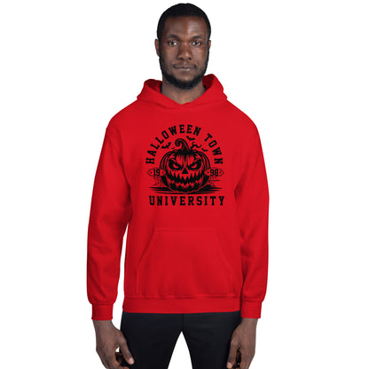 Halloween Town University (Halloween) Hoodie Color: Red