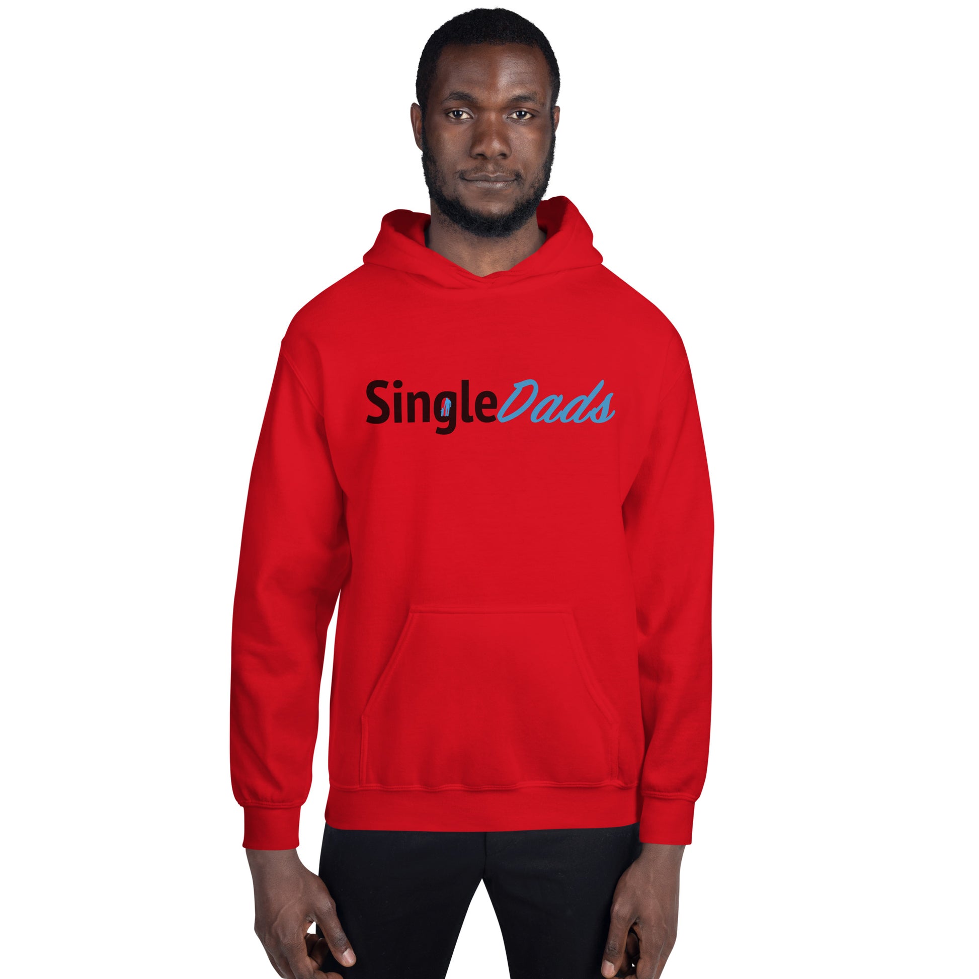 SingleDads Hoodie Color: Red