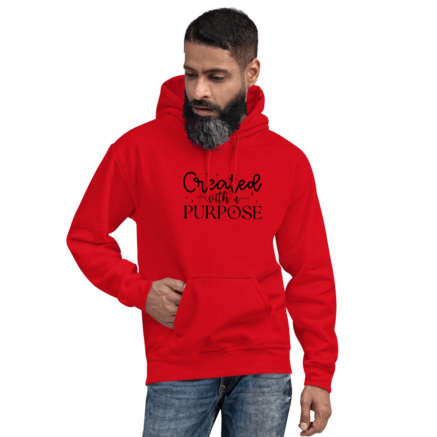 Created with a Purpose Hoodie - Color: Red