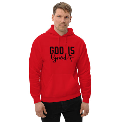 God is Good Hoodie - Color: Red