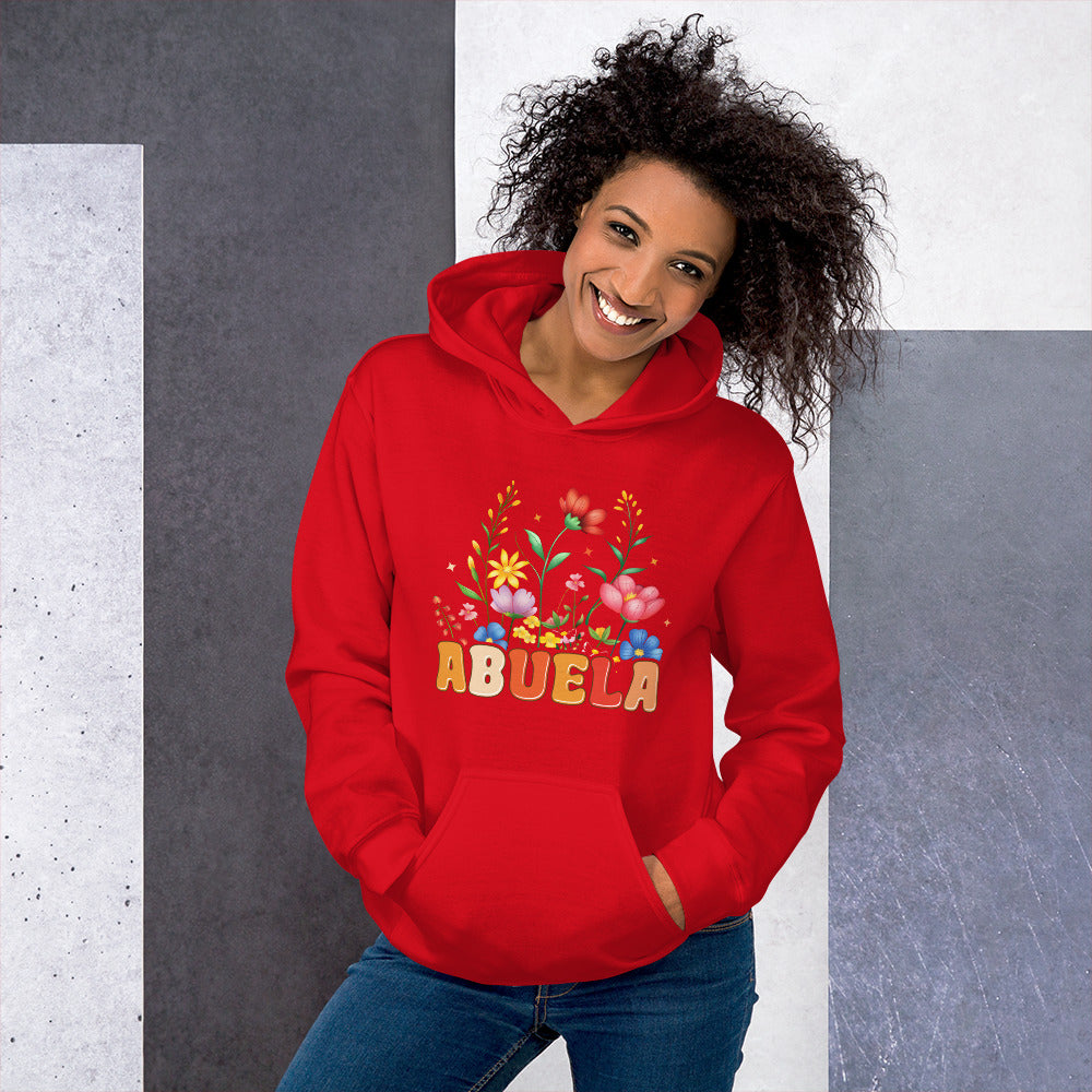 Abuela Hoodie (Wear Your Abuela Title with Pride) - Color: Red