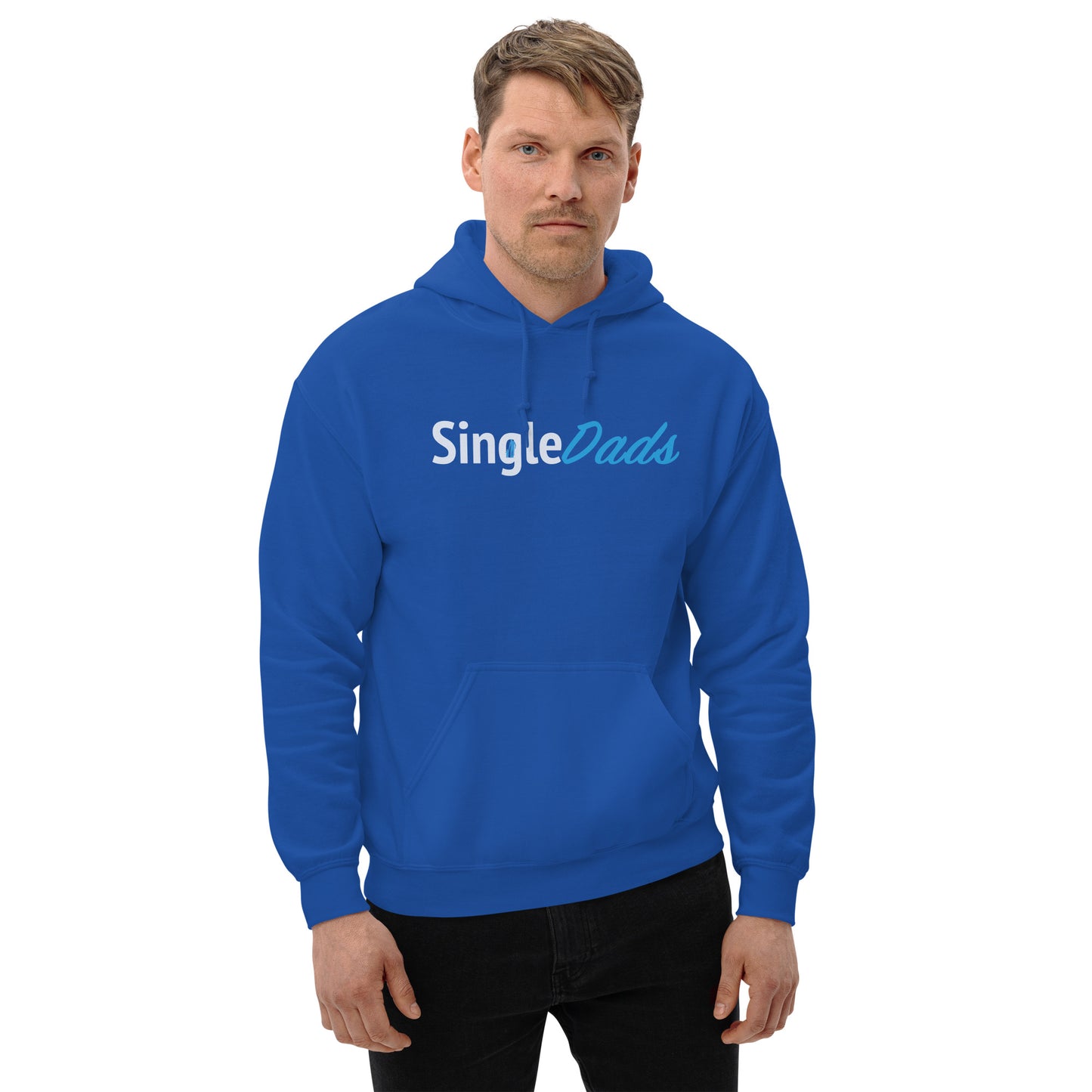 SingleDads Hoodie Color: Royal