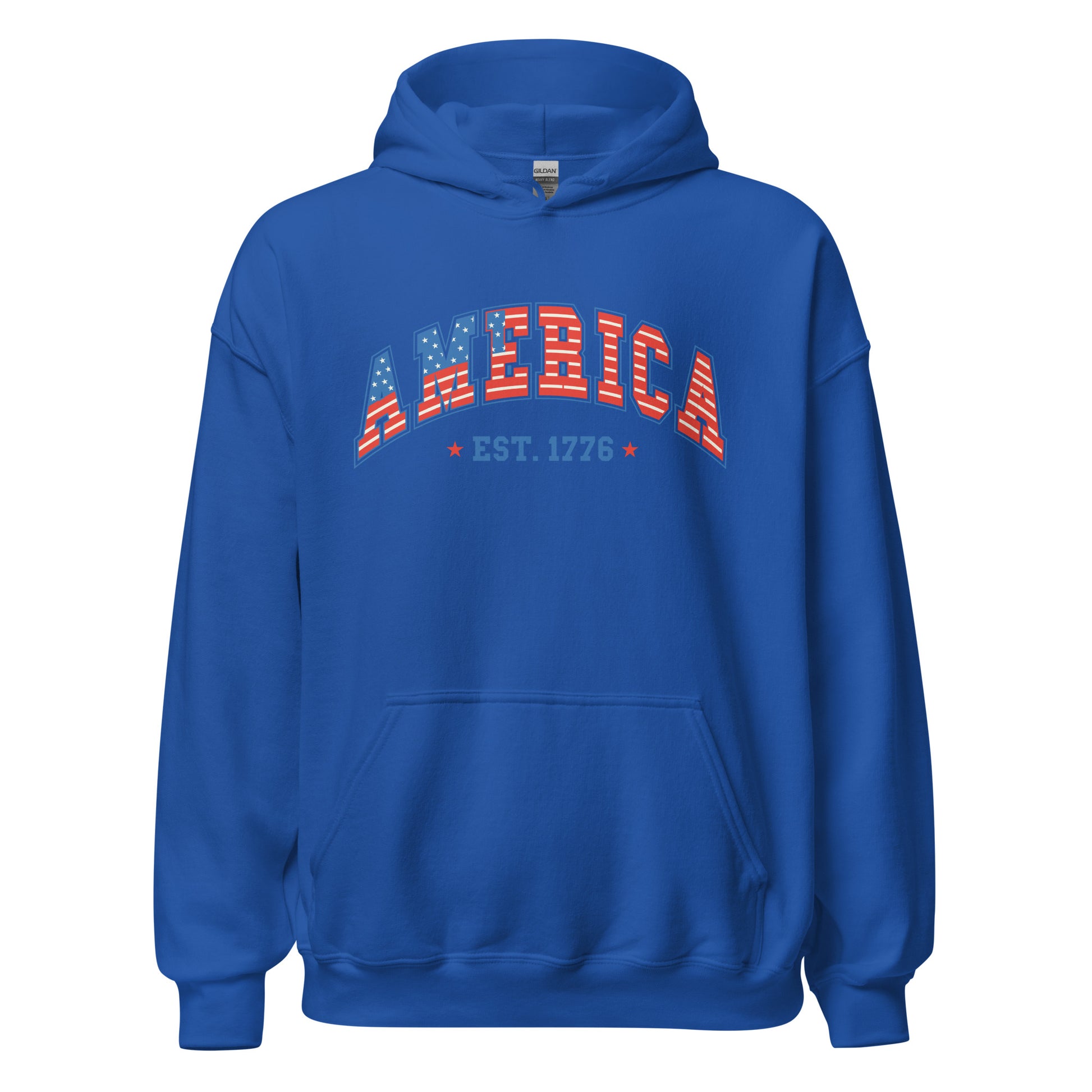 America 1776 Hoodie - Color: Royal