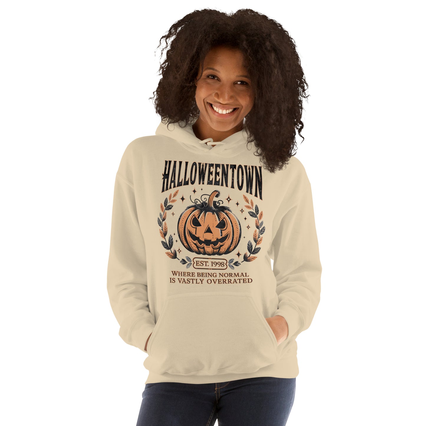 Halloweentown Hoodie Color: Black