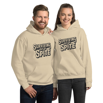 Surviving Out Of Spite Hoodie Color: Sand