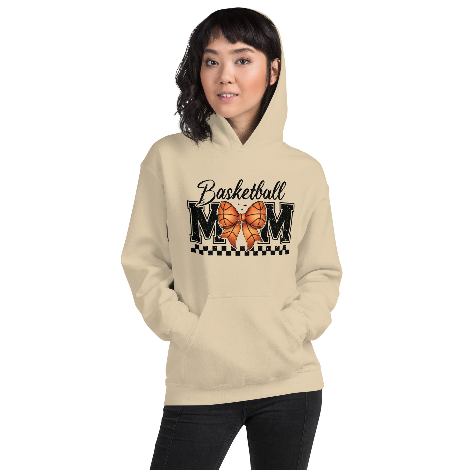 Basketball Mom Hoodie - Color: Sand