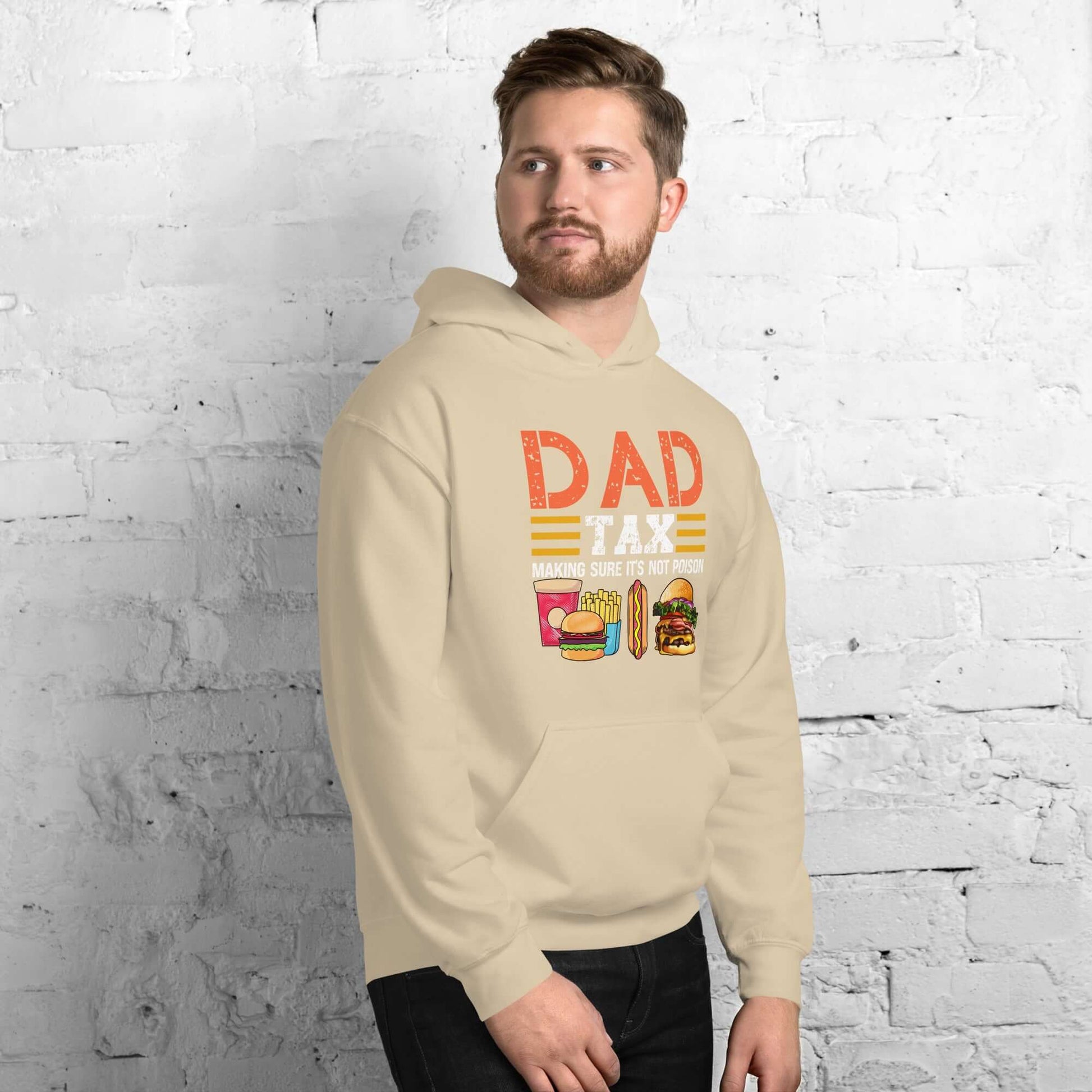 Dad Tax (Making Sure It's Not Poison) Hoodie - Color: Black